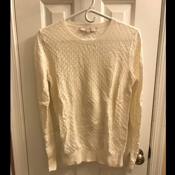 LOFT Sweaters - BNWT LOFT Lightweight Sweater (cream)